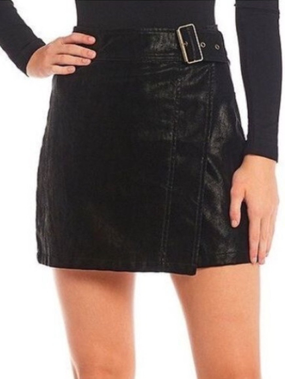 C&V Chelsea & Violet
Hi-Rise Belted Wrap Skirt NWT $59